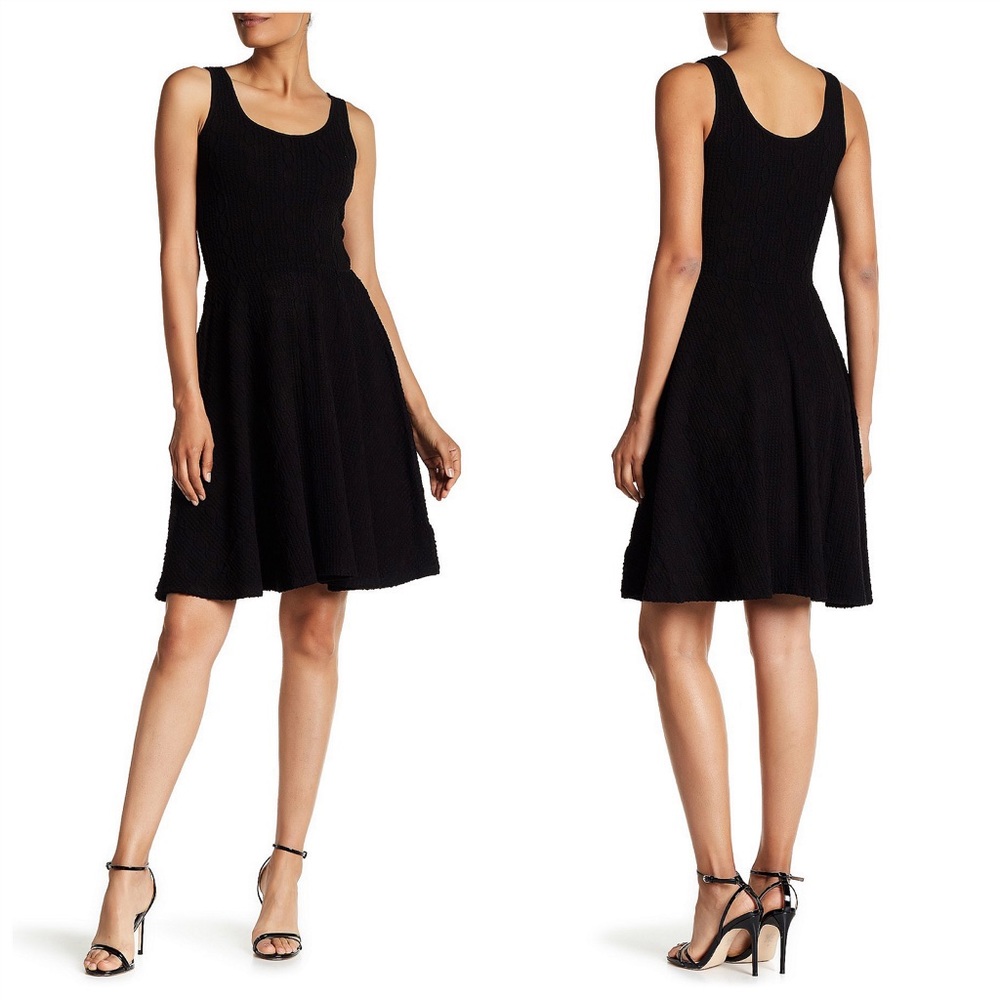 H by Bordeaux Textured heavyweight Knit Dress